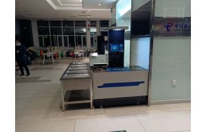 食堂自助結算終端，電信分公司食堂科改項目
