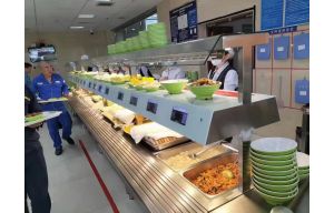菜品出品結算一體機：呼和浩特某國企食堂項目